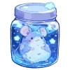 🐭 Эмодзи «💙 Набор эмоджи со зверьками в банках» для Telegram