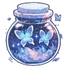 🦋 Эмодзи «💙 Набор эмоджи со зверьками в банках» для Telegram