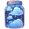 ☁️ Эмодзи «💙 Набор эмоджи со зверьками в банках» для Telegram