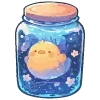 🐤 Эмодзи «💙 Набор эмоджи со зверьками в банках» для Telegram