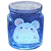 🐭 Эмодзи «💙 Набор эмоджи со зверьками в банках» для Telegram