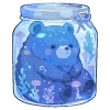 🐻 Эмодзи «💙 Набор эмоджи со зверьками в банках» для Telegram