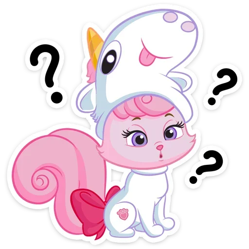 ❓ Стикер «Милашка» для Telegram