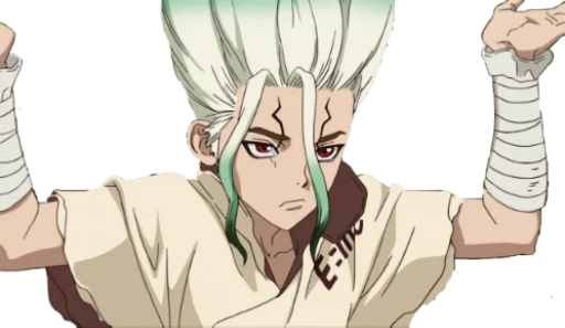 🤷‍♂ Стикер «Dr.Stone» для Telegram