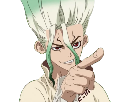 👉 Стикер «Dr.Stone» для Telegram
