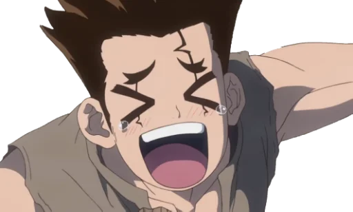 😆 Стикер «Dr.Stone» для Telegram