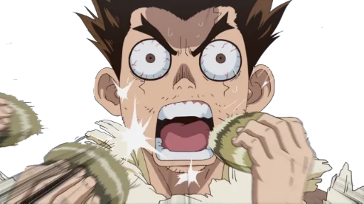 😱 Стикер «Dr.Stone» для Telegram