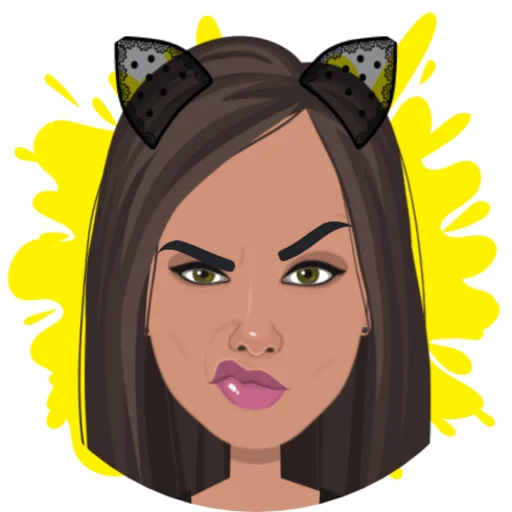 Стикерпак DARIA S VIP для Telegram — скачать