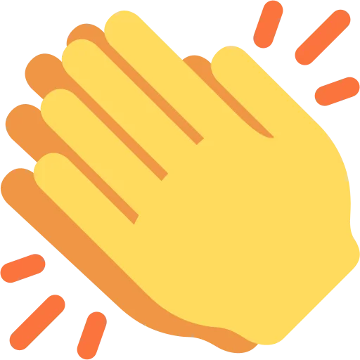 👏 Стикер «Twemoji [Discord & Twitter]» для Telegram