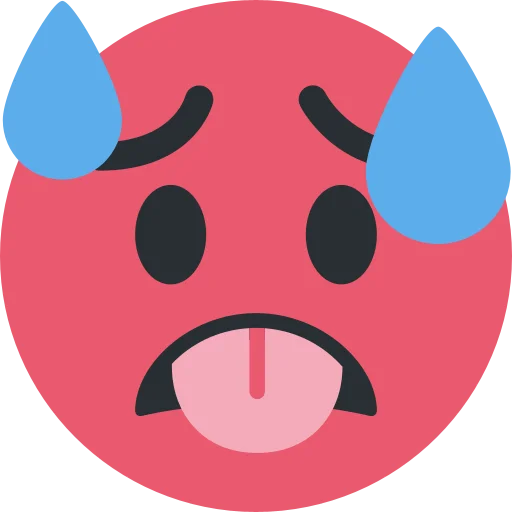 🥵 Стикер «Twemoji [Discord & Twitter]» для Telegram