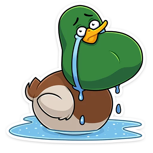 😭 Стикер «Круче селезней только Селезень Утя&;» для Telegram