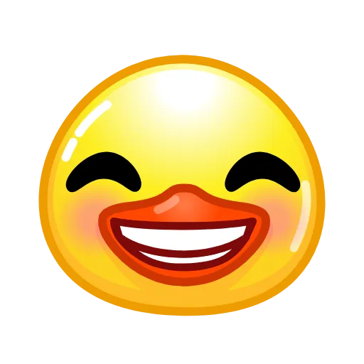 😅 Стикер «Duck Emoji» для Telegram