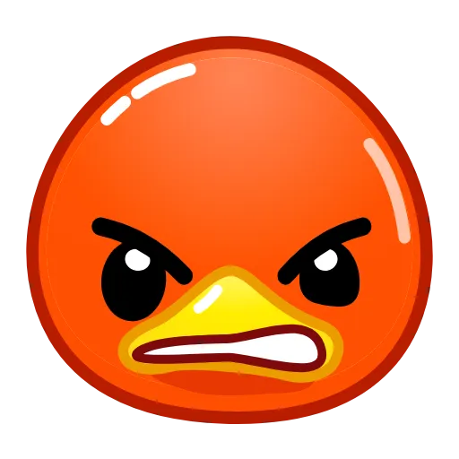 😡 Стикер «Duck Emoji» для Telegram