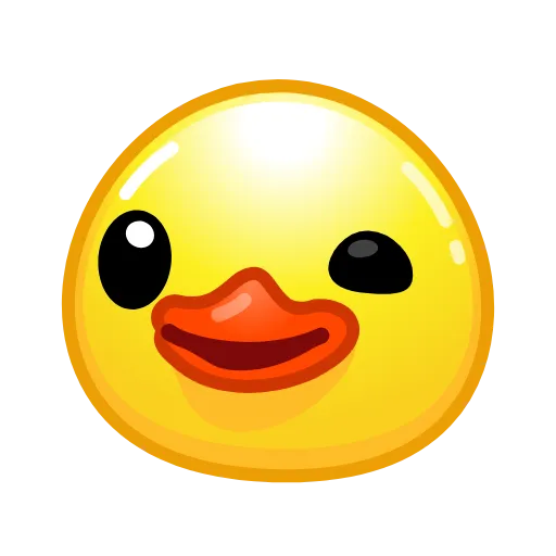 😉 Стикер «Duck Emoji» для Telegram