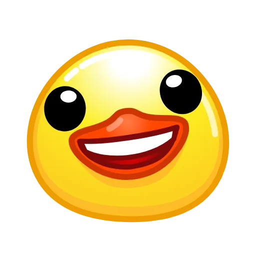 Стикерпак Duck Emoji для Telegram — скачать