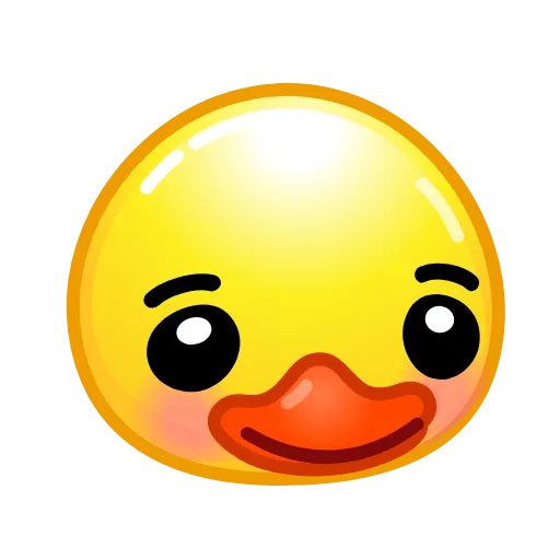 ☺ Стикер «Duck Emoji» для Telegram