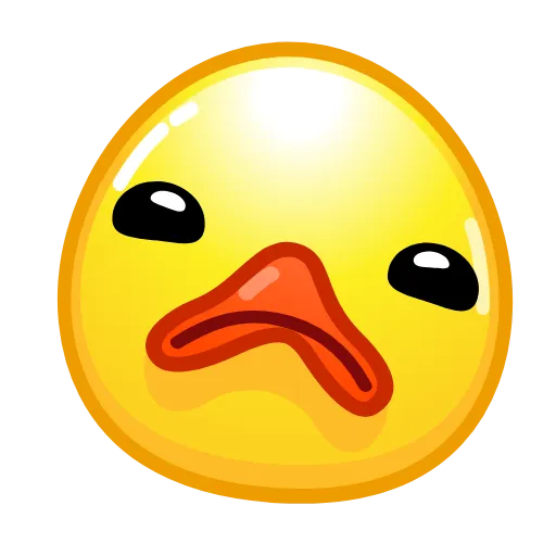 🙁 Стикер «Duck Emoji» для Telegram
