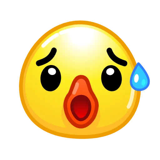 🥵 Стикер «Duck Emoji» для Telegram