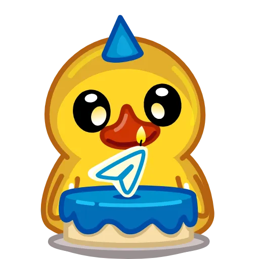 🎂 Эмодзи «Telegram Ducks» для Telegram