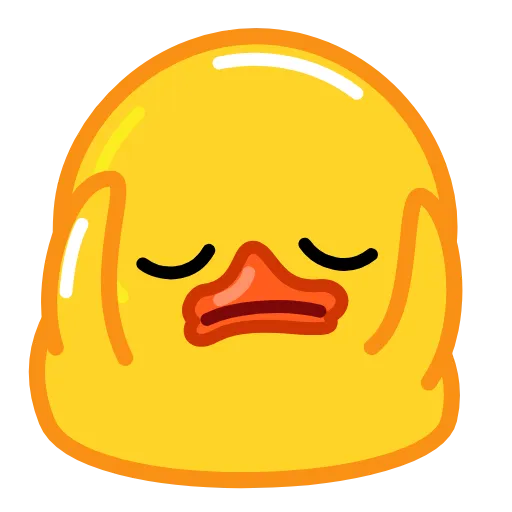 😫 Эмодзи «Telegram Ducks» для Telegram