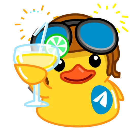 🎉 Эмодзи «Telegram Ducks» для Telegram