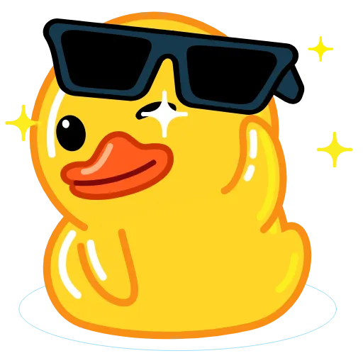 😎 Эмодзи «Telegram Ducks» для Telegram