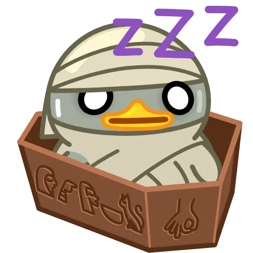 💤 Эмодзи «Telegram Ducks» для Telegram