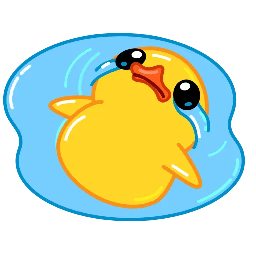 😭 Эмодзи «Telegram Ducks» для Telegram