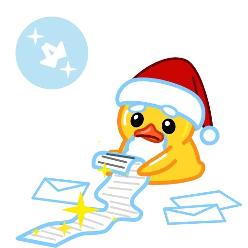 🎅 Эмодзи «Telegram Ducks» для Telegram