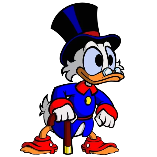 😌 Стикер «Duck Tales Утиные истории» для Telegram