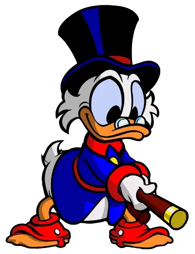 😄 Стикер «Duck Tales Утиные истории» для Telegram