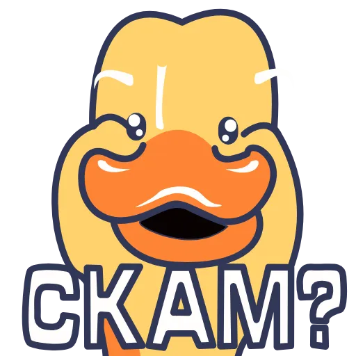Стикерпак DuckTon для Telegram — скачать