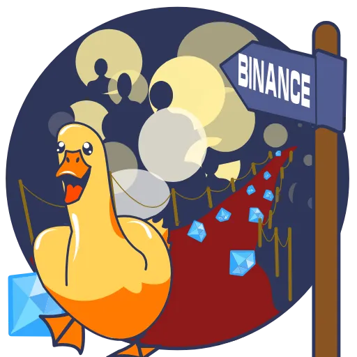 🏃 Стикер «DuckTon» для Telegram