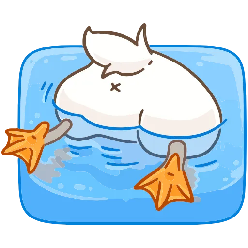 😵 Эмодзи «Утошка» для Telegram