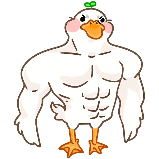 💪 Эмодзи «Утошка» для Telegram