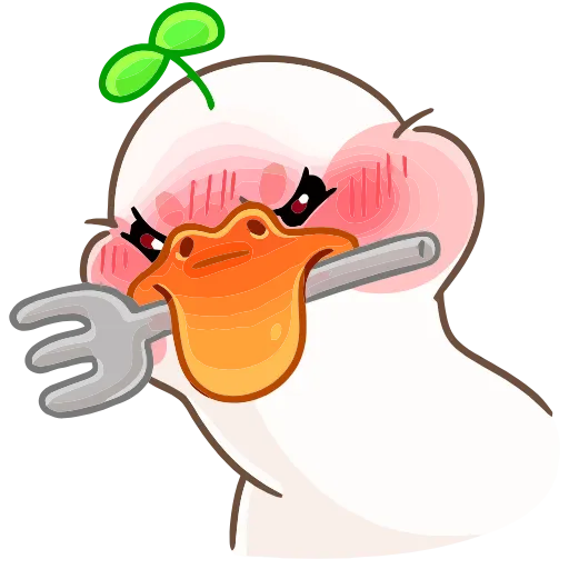 🍴 Эмодзи «Утошка» для Telegram