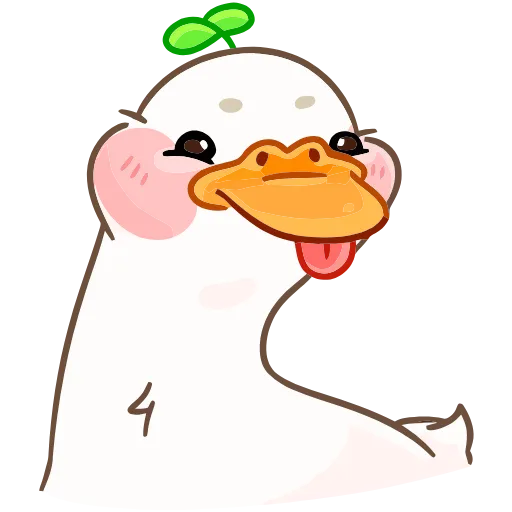 😛 Эмодзи «Утошка» для Telegram