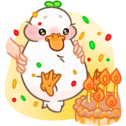 🎂 Эмодзи «Утошка» для Telegram