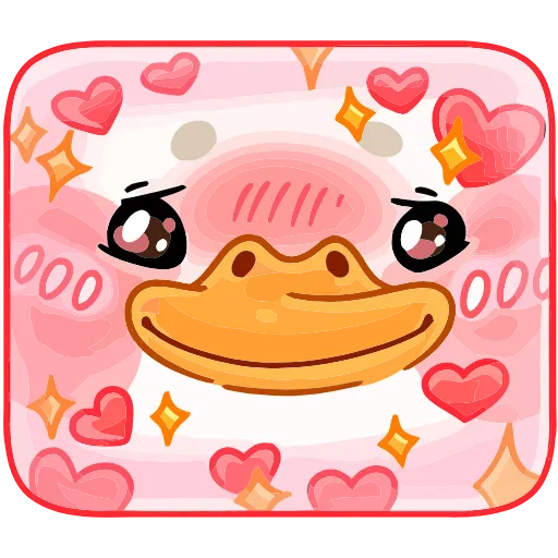 🥰 Эмодзи «Утошка» для Telegram