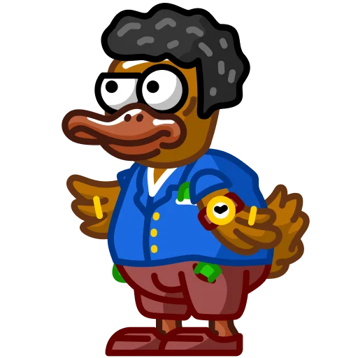 ✊ Стикер «duckygram» для Telegram