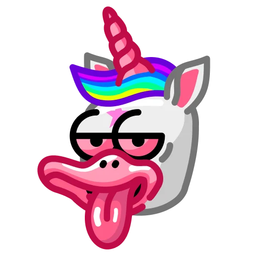 🦄 Стикер «duckygram» для Telegram