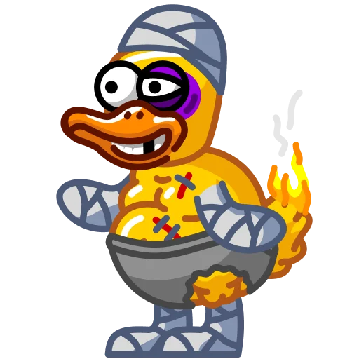 🥴 Стикер «duckygram» для Telegram