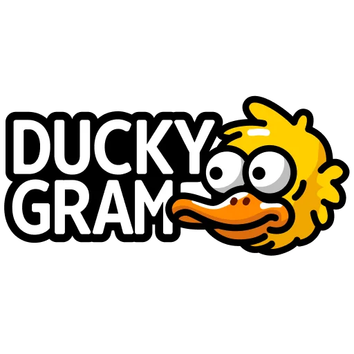 Стикерпак duckygram для Telegram — скачать