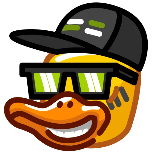 🏎 Стикер «duckygram» для Telegram