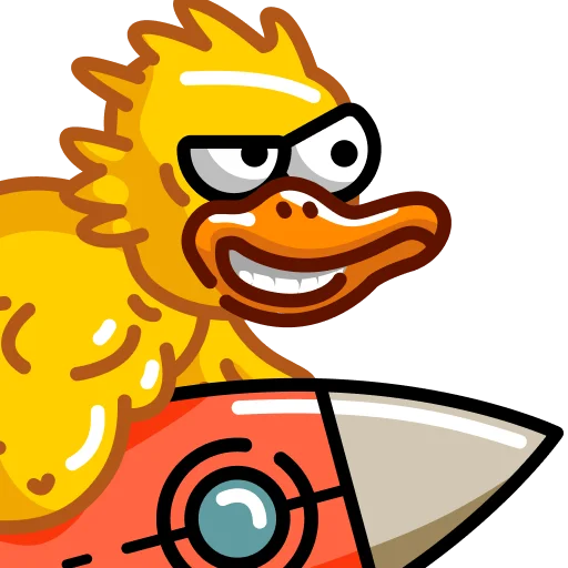 🚀 Стикер «duckygram» для Telegram