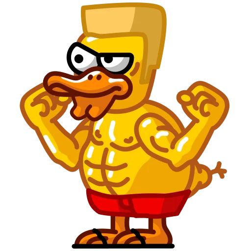 🔋 Стикер «duckygram» для Telegram
