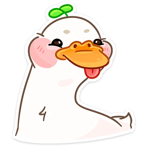 😛 Стикер «Утошка» для Telegram