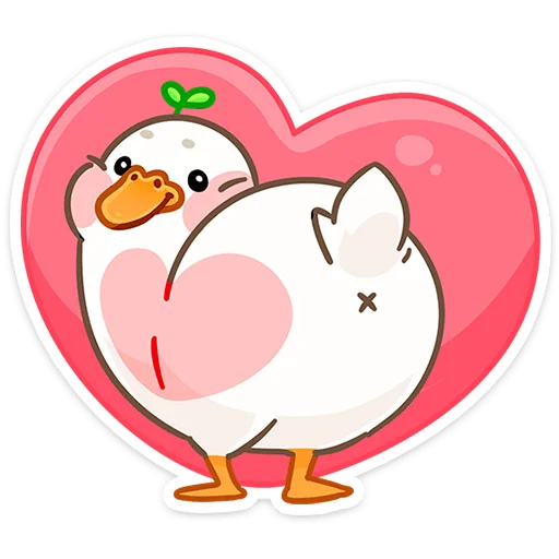 ❤️ Стикер «Утошка» для Telegram