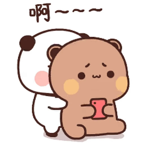 😣 Стикер «Dudu and Bubu 1» для Telegram