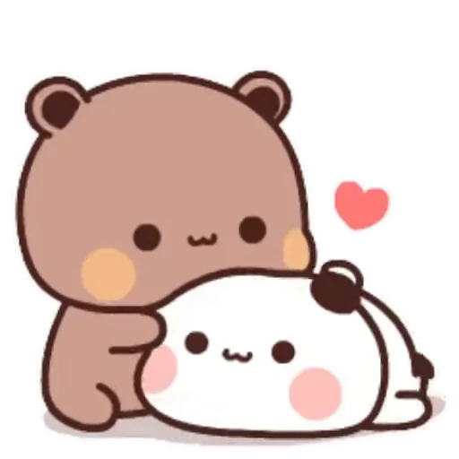 ❤ Стикер «Dudu and Bubu 6» для Telegram